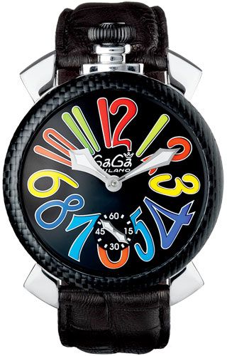 Gagà Milano Manuale 48mm PVD 5015.01S