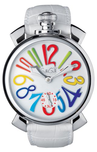 Gagà Milano Manuale 48mm Steel 5010.01S
