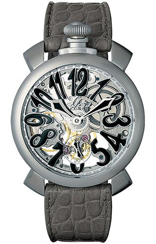 Gagà Milano Skeleton 48mm Steel 5310.02