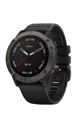 Garmin Fenix 6X Sapphire edition - Lunetta Carbon grey DLC 010-02157-11