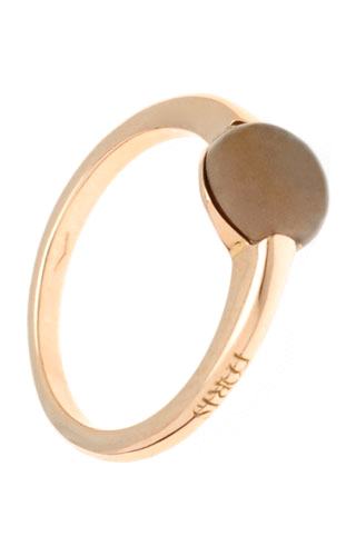Klepsoo Precious Stones Dove-Grey - Rose Gold Ring 178142