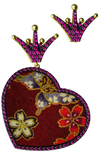 Lebole Gioielli Kokoro Must Cuore Rosso KK.MUST/G/R.SETA