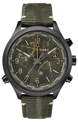 Timex Waterbury Waterbury World Time Powered By Intelligent Quartz® Technology TW2R43200
